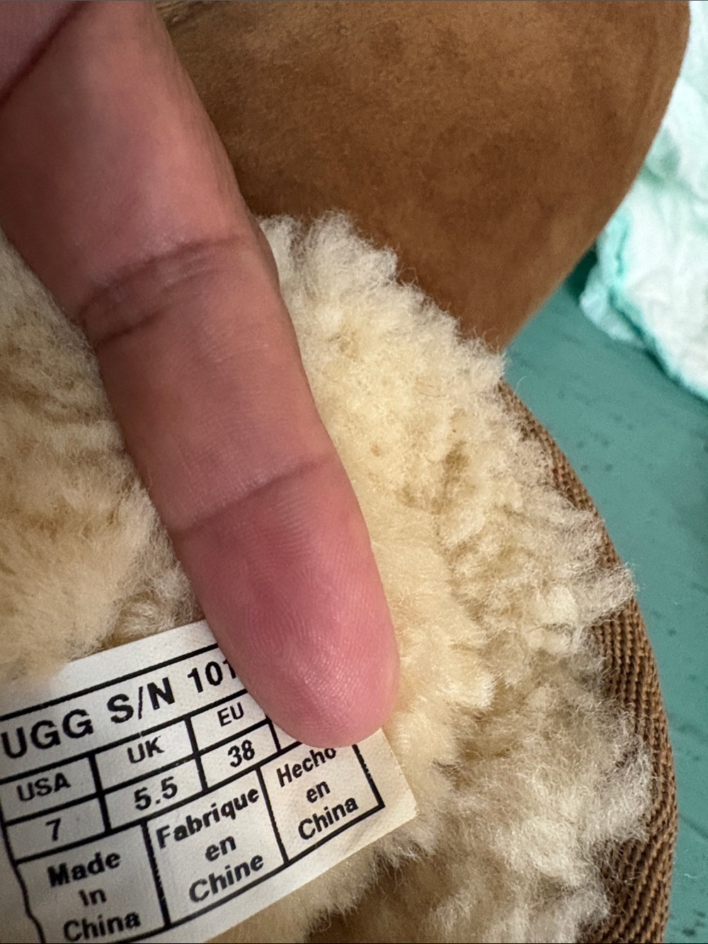 UGG Chestnut Suede Shearling Mid-Calf Boots - Picture 6 of 6